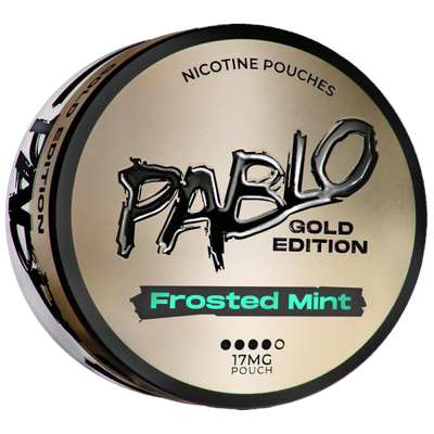 Pablo Gold Edition Frosted Mint Nicotine Pouch - Vapestore Direct