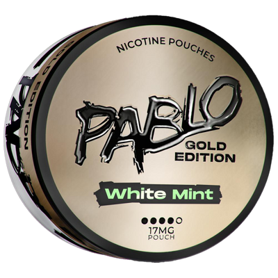 Pablo Gold Edition White Mint Nicotine Pouch - Vapestore Direct