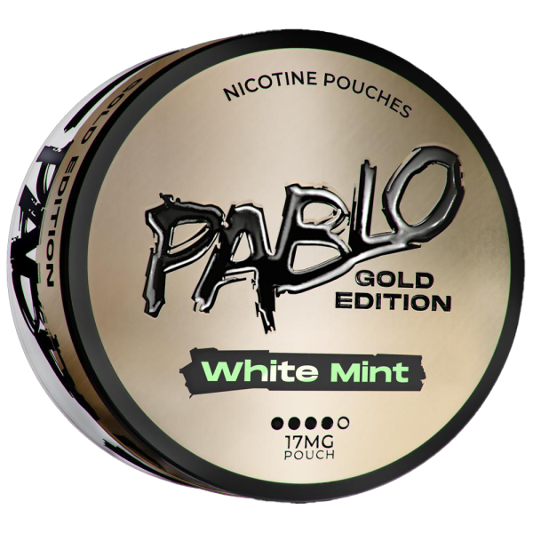 Pablo Gold Edition White Mint Nicotine Pouch - Vapestore Direct