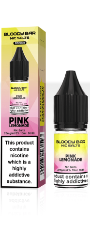 Pink Lemonade Nicotine Salt By Bloody Bar - Vapestore Direct