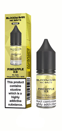 Pineapple Ice E-Liquid Nicotine Salt By Bloody Bar 10ml - Vapestore Direct