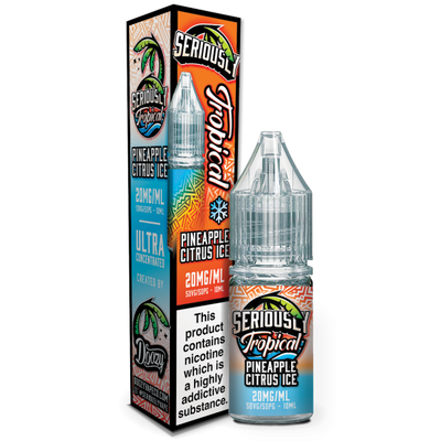 Pineapple Citrus Ice E-Liquid Nicotine Salt By Doozy Seriously Salty Tropical 10ml - Vapestore Direct