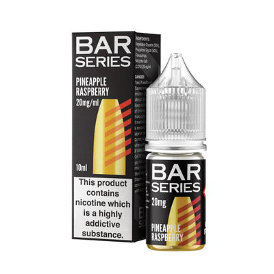 Pineapple Raspberry E-Liquid Nicotine Salt By Bar Series 10ml - Vapestore Direct