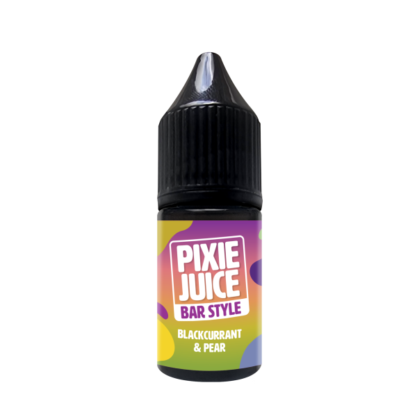Blackcurrant & Pear BAR STYLE E-Liquid Nicotine Salt By Pixie Juice 10ml - Vapestore Direct