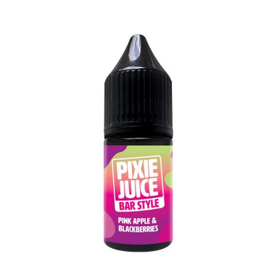 Pink Apple & Blackberries BAR STYLE E-Liquid Nicotine Salt By Pixie Juice 10ml - Vapestore Direct