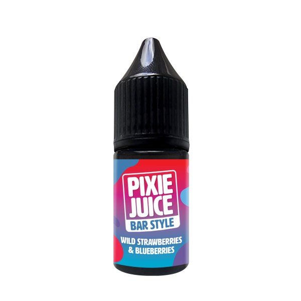 Wild Strawberries & Blueberries BAR STYLE E-Liquid Nicotine Salt By Pixie Juice 10ml - Vapestore Direct