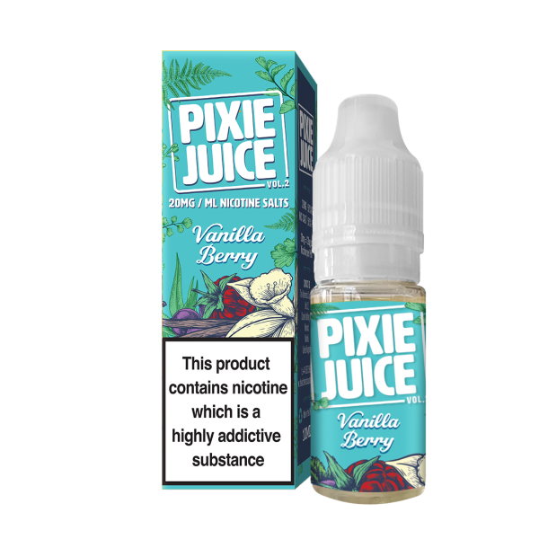 Vanilla Berry E-Liquid Nicotine Salt By Pixie Juice Vol. 2 10ml - Vapestore Direct