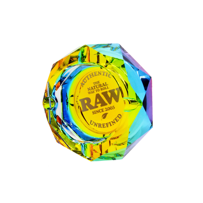 Raw Rainbow Crystal Ash Tray - Vapestore Direct