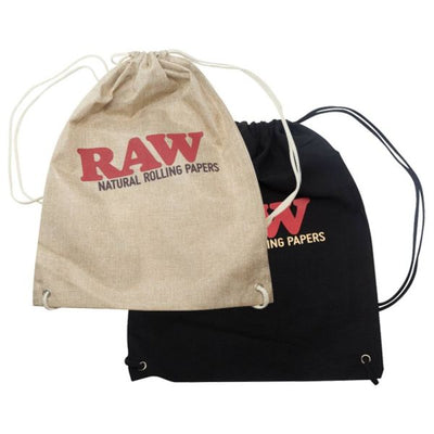 Raw Drawstring Bags Both Colours - Vapestore Direct