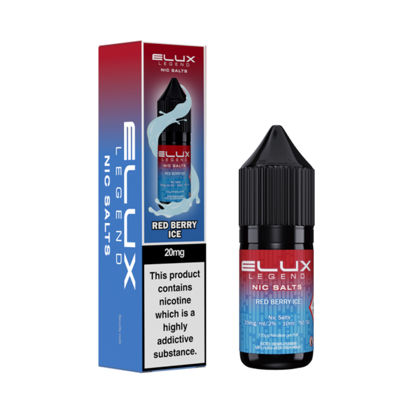Red Berry Ice E-Liquid Nicotine Salt By Elux Legend 10ml - Vapestore Direct