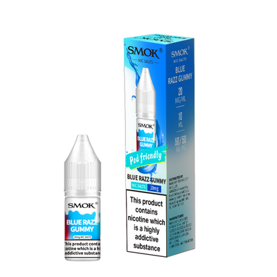 Blue Razz Gummy E-Liquid Nicotine Salt By Smok 10ml - Vapestore Direct