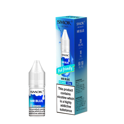Mr. Blue E-Liquid Nicotine Salt By Smok 10ml - Vapestore Direct