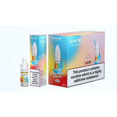 Strawberry Lemon Lime Ice E-Liquid Nicotine Salt By Smok 10ml - Vapestore Direct