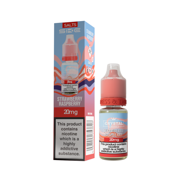 Strawberry Raspberry E-Liquid Nicotine Salt By SKE Crystal V2 10ml - Vapestore Direct