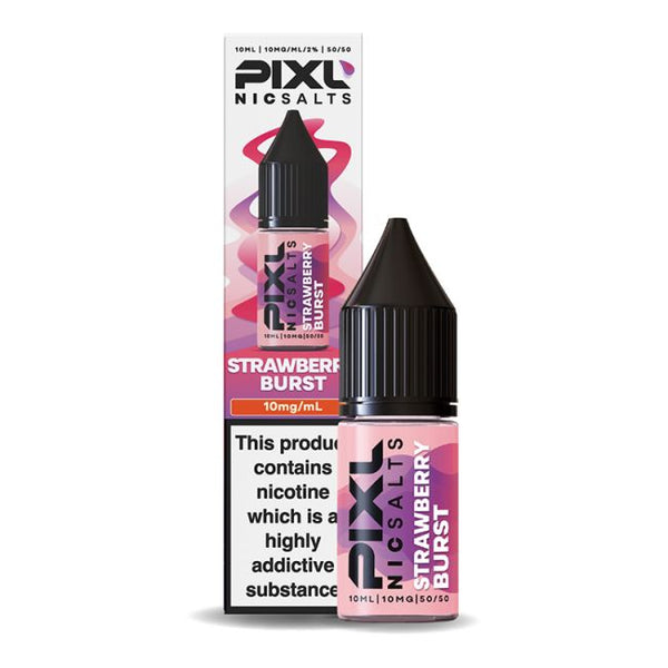Strawberry Burst E-Liquid Nicotine Salt By Pixl 10ml - Vapestore Direct