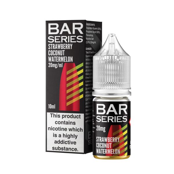 Pineapple Coconut Watermelon E-Liquid Nicotine Salt By Bar Series 10ml - Vapestore Direct