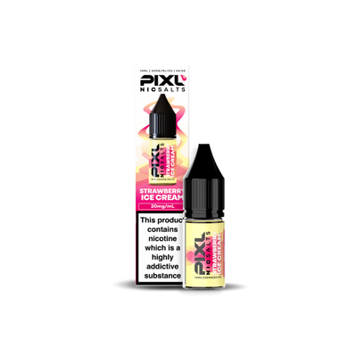 Strawberry Ice Cream E-Liquid Nicotine Salt By Pixl 10ml - Vapestore Direct