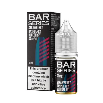 Strawberry Raspberry Blueberry E-Liquid Nicotine Salt By Bar Series 10ml - Vapestore Direct