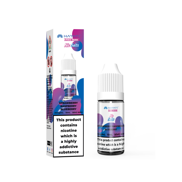 Hayati Pro Max Strawberry Raspberry Blueberry Nicotine Salt - Vapestore Direct