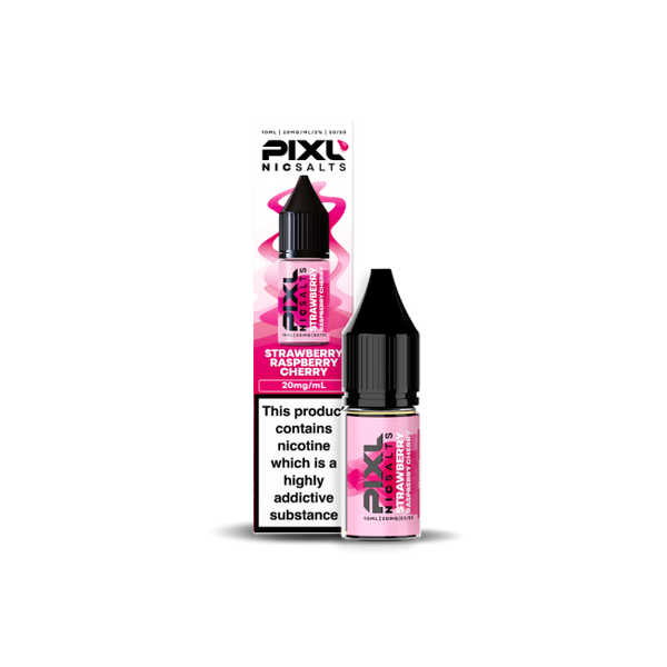 Strawberry Raspberry Cherry E-Liquid Nicotine Salt By Pixl 10ml - Vapestore Direct