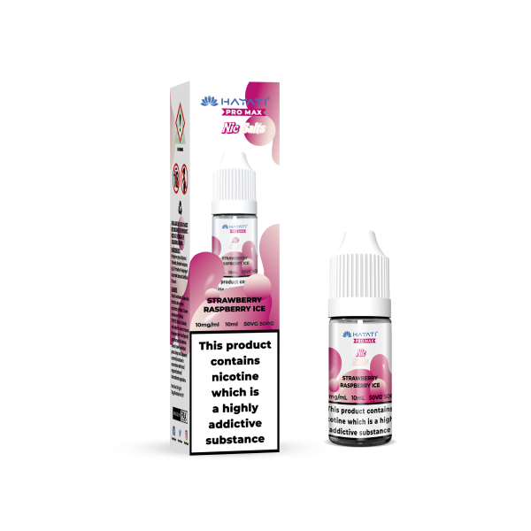 Hayati Pro Max Strawberry Raspberry Ice Nicotine Salt - Vapestore Direct