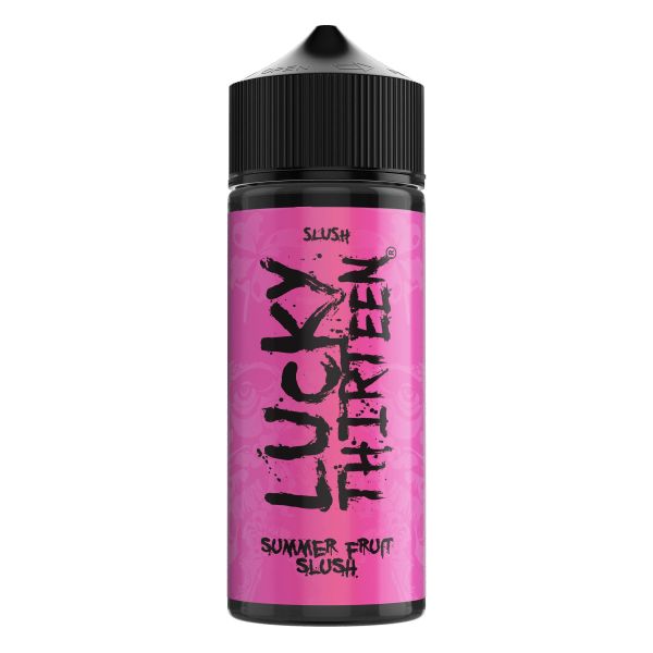Summer Fruit Slush E-Liquid Shortfill By Lucky Thirteen 100ml - Vapestore Direct