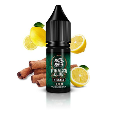 Lemon Tobacco E-Liquid Nicotine Salt By Just Juice 10ml - Vapestore Direct