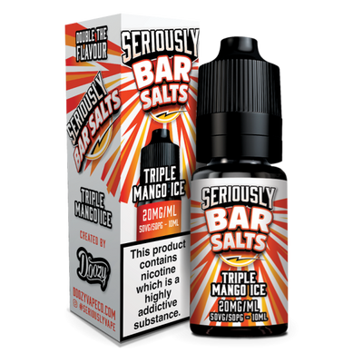 Triple Mango Ice Seriously Bar Salts E-Liquid Nicotine Salt By Doozy Vape 10ml - Vapestore Direct
