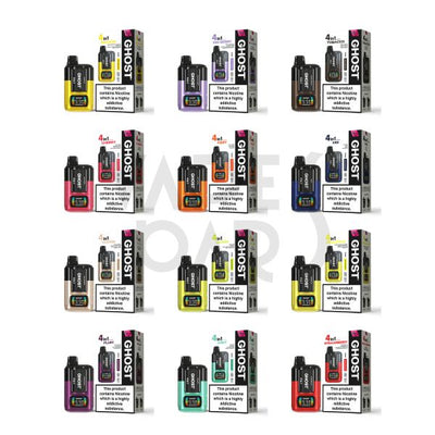 Vapes Bars Ghost 4 in 1 Disposable Vape Kit 20mg - Vapestore Direct