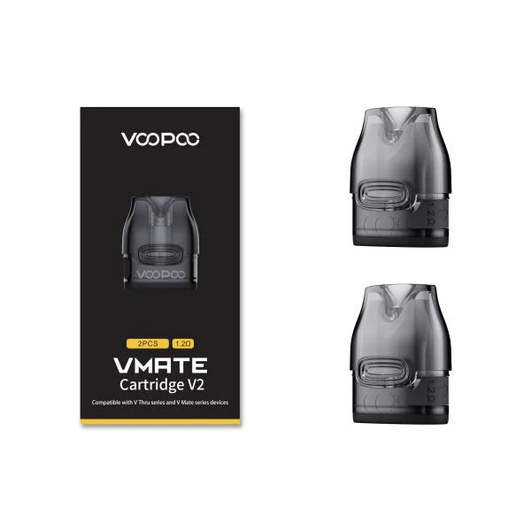 Voopoo Vmate Pods V3 (2 Pack) - 0.7ohm Top Fill Replacement Pods For Vmate Vape Kits Voopoo Argus Pod Voopoo Vmate Pods V3 (2 Pack) - 0.7ohm Top Fill Replacement Pods For Vmate Vape Kits Voopoo Argus Pod