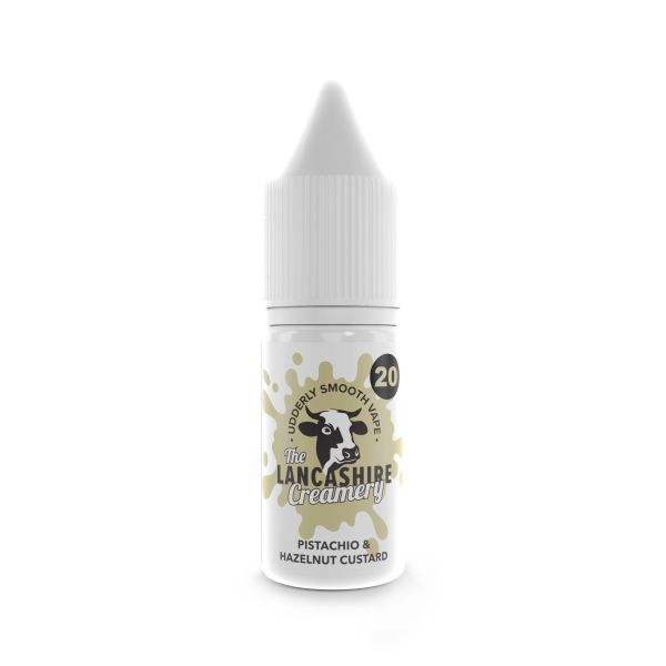 Pistachio & Hazelnut Custard E-Liquid Nic Salt By The Lancashire Creamery 10ml