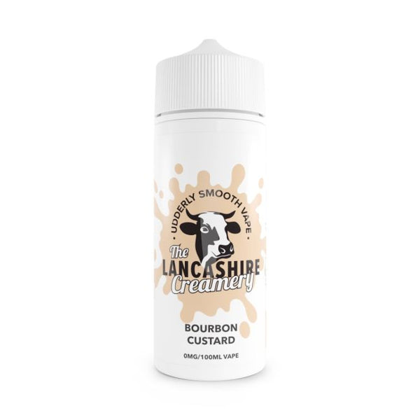 Bourbon Custard E-Liquid Shortfill By The Lancashire Creamery 100ml - Vapestore Direct