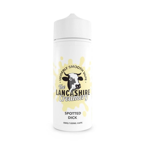 Spotted Dick E-Liquid Shortfill By The Lancashire Creamery 100ml - Vapestore Direct