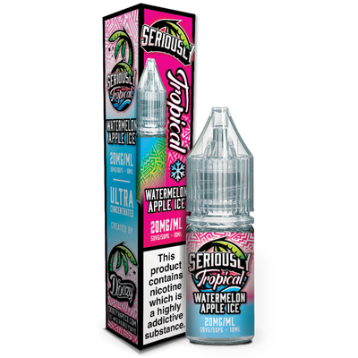 Watermelon Apple Ice E-Liquid Nicotine Salt By Doozy Seriously Salty Tropical 10ml - Vapestore Direct