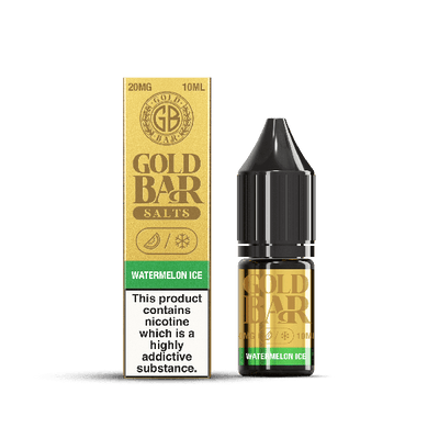 Watermelon Ice E-Liquid Nicotine Salt By Gold Bar 10ml - Vapestore Direct