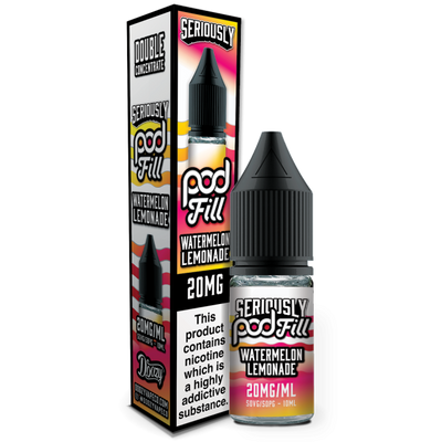 Watermelon Lemonade Seriously Pod Fill E-Liquid Nicotine Salt By Doozy 10ml - Vapestore Direct